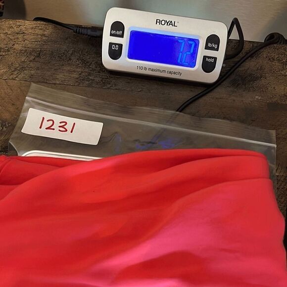 Old Navy Dress Womens Small S Skater Flare Sleeveless Knee Length Coral Orange - Picture 9 of 9